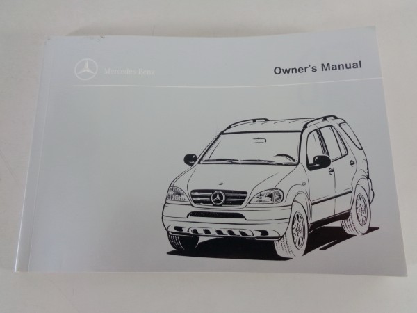 Owner's Manual / Handbook Mercedes Benz M-Class ML 320 W163 printed 10/1997