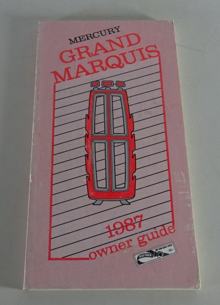 Owner´s Manual / Handbook Mercury Marquis Stand 1987