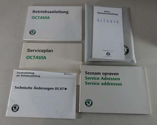 Bordmappe + Handbuch / Betriebsanleitung Skoda Octavia I Stand 07/1996