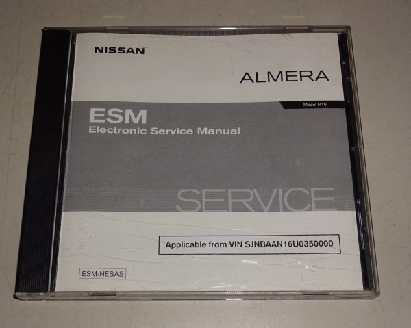 Werkstatthandbuch auf CD Nissan Almera Typ N16 Stand 12/2002