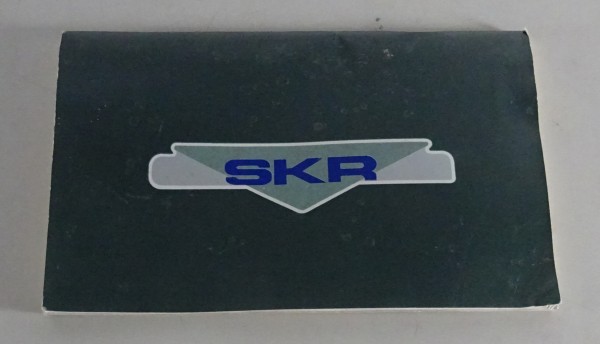 Betriebsanleitung Piaggio Skipper / SKR 125 + 150 ccm Baujahr 1996 - 1997