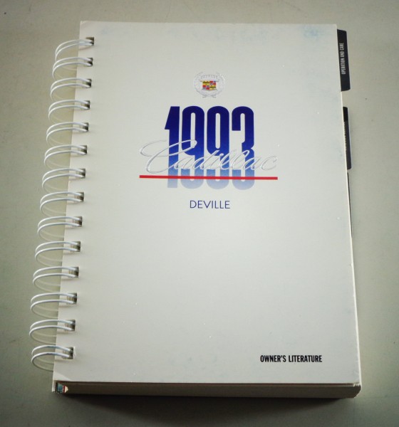 Betriebsanleitung / Handbuch Cadillac Deville von 1993