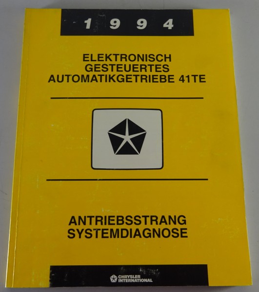 Werkstatthandbuch Chrysler Elektronisches Automatikgetriebe 41TE Diagnose 1994