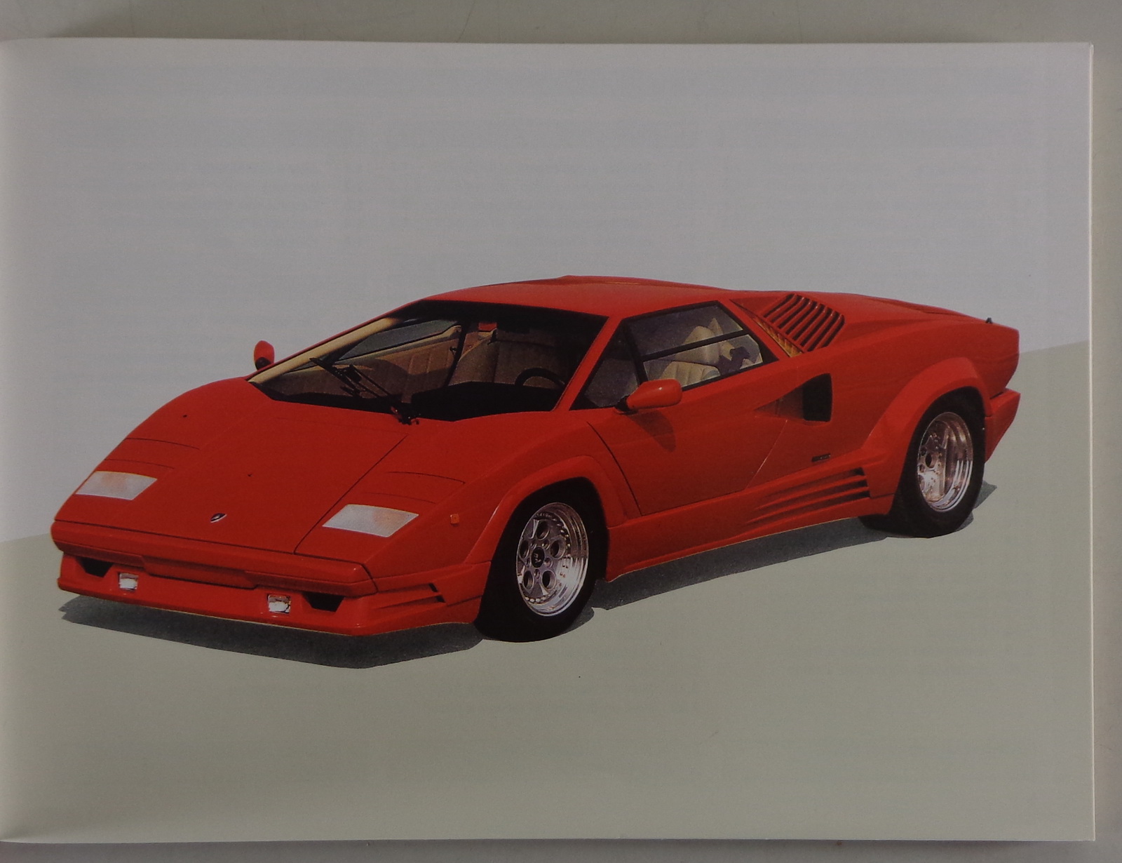 Owner's Manual Lamborghini Countach 25th anniversary LP 112 D printed