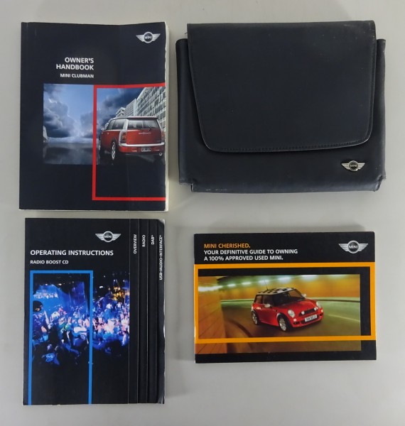 Owner's Manual + Wallet Mini Clubman + One + Cooper S / D R55 printed 2008