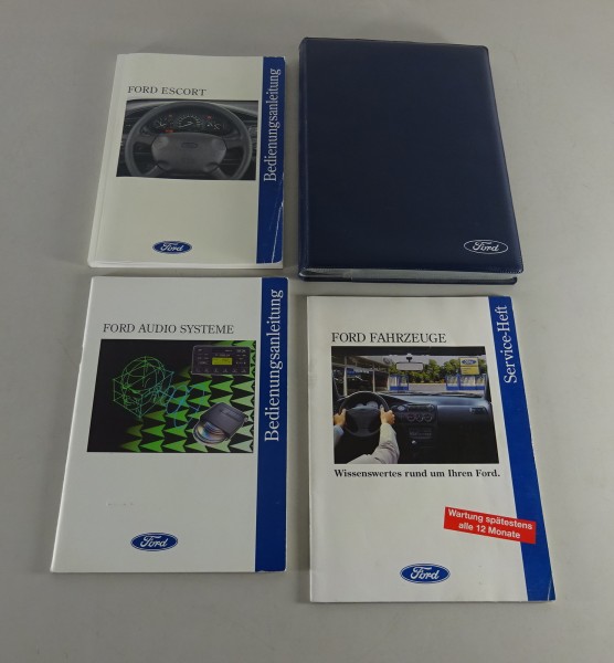 Bordmappe mit Betriebsanleitung / Handbuch Ford Escort ´95 Stand 03/1996