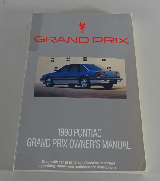 Owner´s Manual / Handbook Pontiac Grand Prix Stand 1990