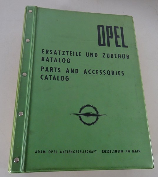 Catalogue des pièces Opel GT 1100 / 1900 + Olympia A de 10/1976