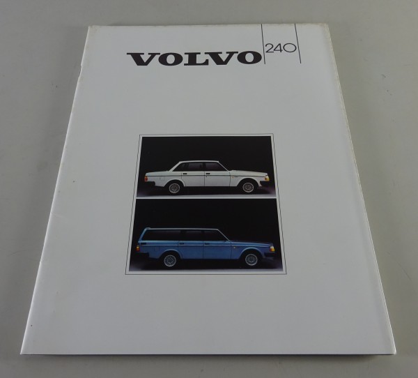 Prospekt / Faltprospekt Volvo Kombi / Limousine 240 Stand 1985