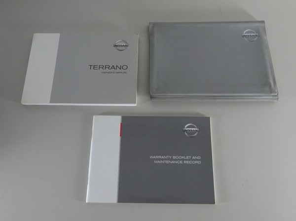 Owner's Manual / Handbook & Wallet Nissan Terrano printed 10/2002