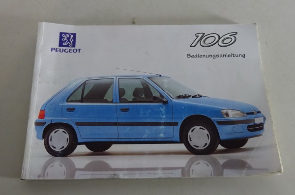 Betriebsanleitung / Handbuch Peugeot 106 Stand 02/1996