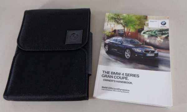 Owner's Manual + Wallet BMW 4-Series Gran Coupé F36 418i 420i 418d....from 2016