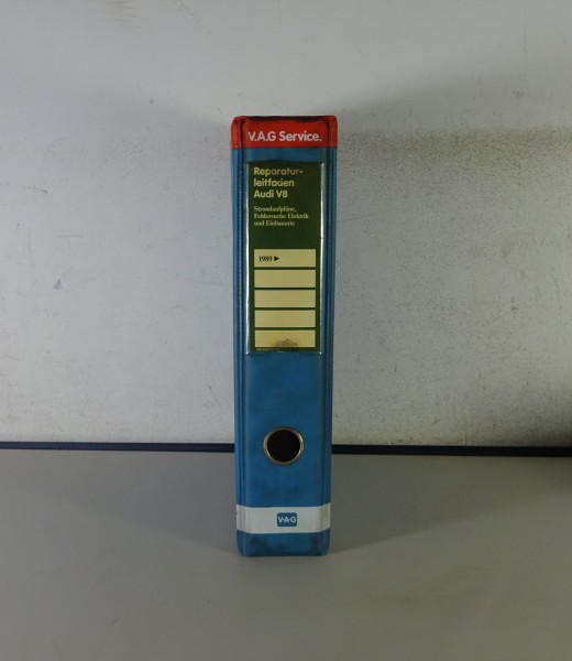 Werkstatthandbuch Elektrik Schaltpläne Audi V8 3,6 / 4,2 liter Typ D11 ab 1989