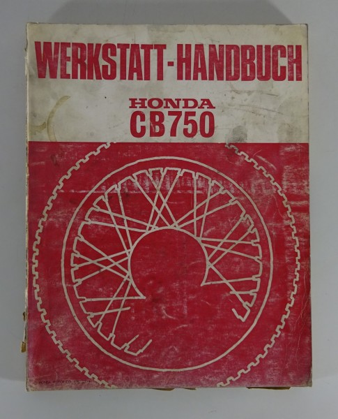 Werkstatthandbuch / Reparaturanleitung Honda CB 750 Four mit 67 PS Stand 1973