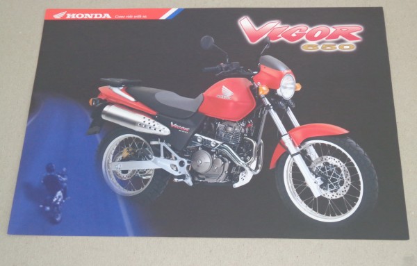 Prospekt / Prospektblatt Honda Vigor 650