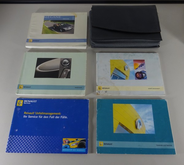 Bordmappe + Betriebsanleitung Renault Megane II Cabrio Stand 08/2006