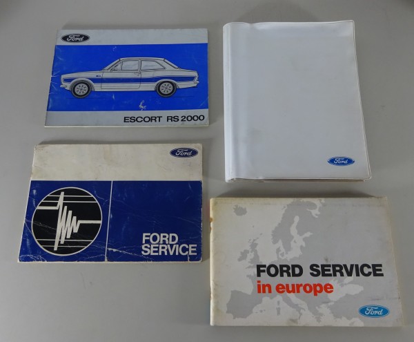 Bordmappe + Betriebsanleitung / Handbuch Ford Escort RS 2000 Mk. I Stand 05/1973