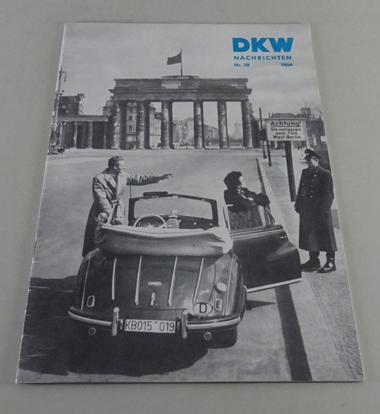 Prospekt / Magazin DKW Nachrichten Nr. 28 von 1954