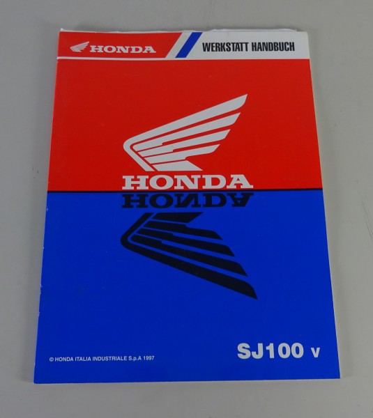 Werkstatthandbuch Ergänzung Honda Roller SJ 100 Bali Stand 1997