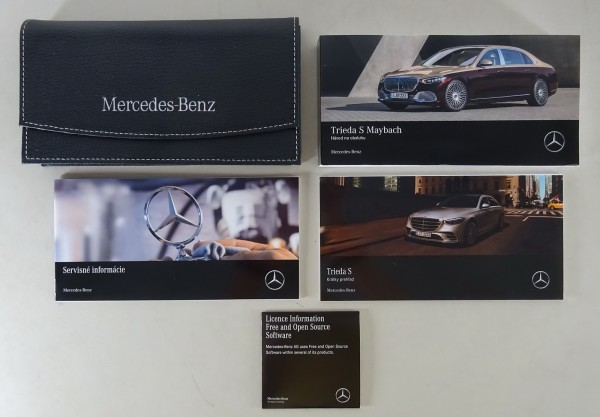 Doska zložka s návodom na obsluhu Mercedes Benz Trieda S Maybach W223 od r. 2021