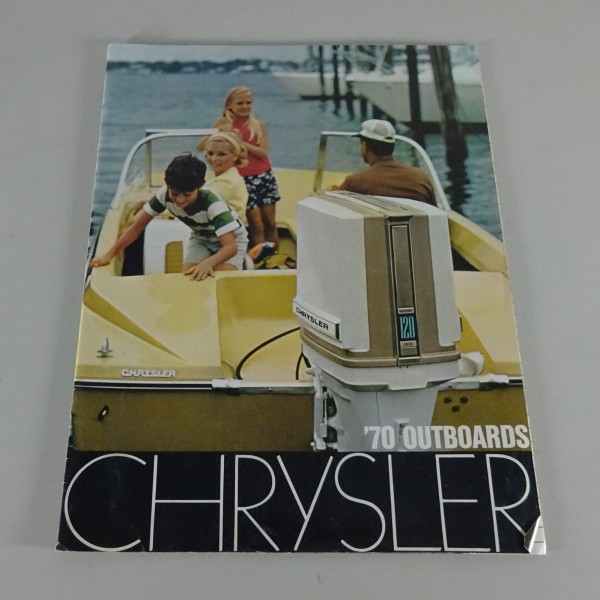 Prospect / Brochure Chrysler Outboards-Program from 1970