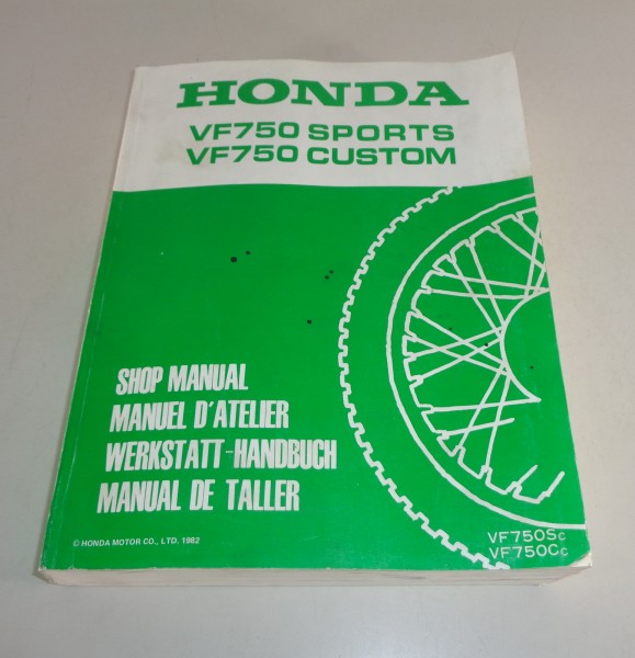 Werkstatthandbuch Honda VF 750 Sports / VF 750 Custom Stand 1982