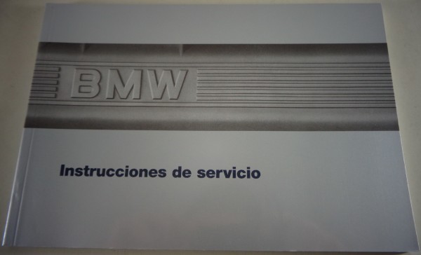 Instrucciones de servicio BMW E30 316 318 320 325i + Touring + cabrio 1987