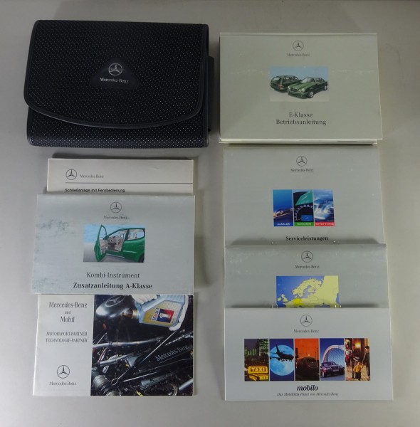 Bordmappe + Betriebsanleitung Mercedes E-Klasse W210 E200 240 280 320 von 8/1999