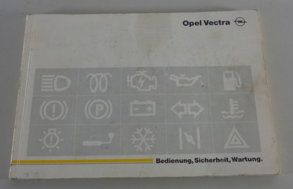 Betriebsanleitung / Handbuch Opel Vectra A von 08/1988