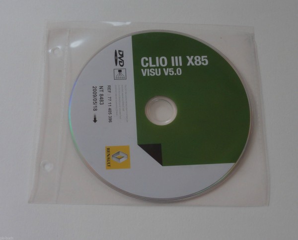 Werkstatthandbuch Schaltpläne auf CD Renault Clio III - Stand 05/2009