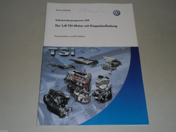 SSP 359 VW Selbststudienprogramm Service Training 1,4l TSI Motor Doppelaufladung