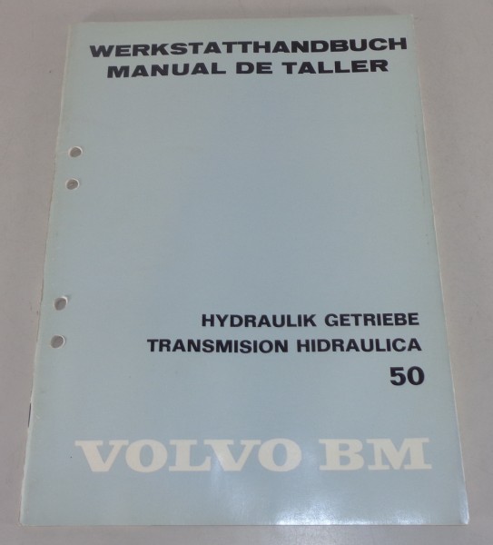 Werkstatthandbuch / Manual de taller Volvo BM Hydraulikgetriebe 50 von 1979