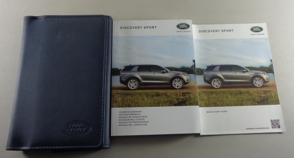 Owner's Manual + Wallet Land Rover Typ L550 Discovery Sport from 2016