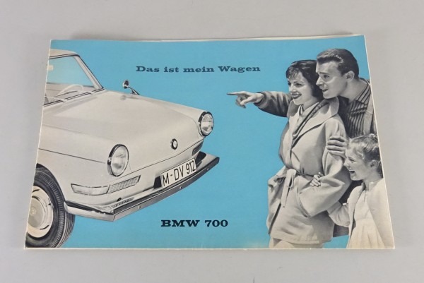 Faltprospekt / Broschüre BMW 700 Stand 02/1960