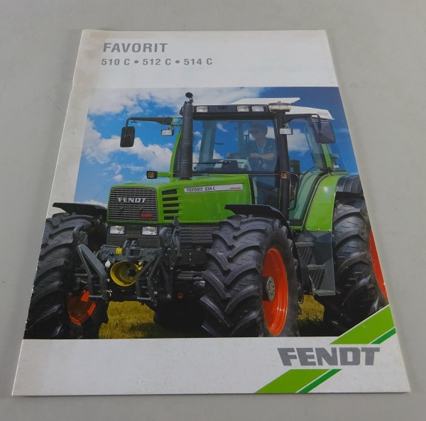 Prospekt / Broschüre Fendt Favorit 510 C / 512 C / 514 C Stand 08/1993