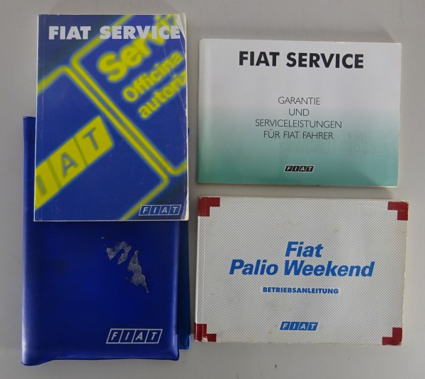 Bordmappe + Betriebsanleitung / Handbuch Fiat Palio Weekend Stand 04/1999