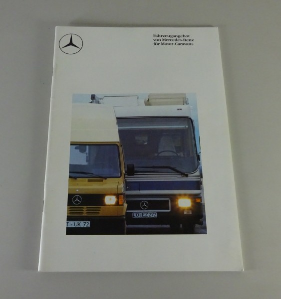 Prospekt Mercedes-Benz Wohnmobile Bremer T1 / Düdo T2 / LK Leichte Klasse '1987