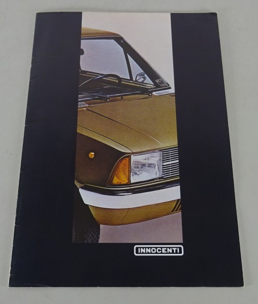 Auto Werbung Prospekt Leyland Innocenti 90 L / De Tomaso, Stand 03/1980