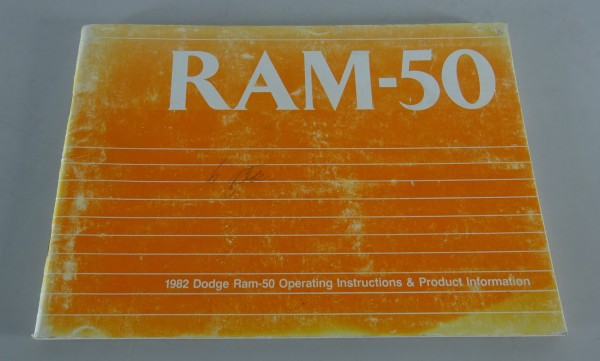 Owner´s Manual / Handbook Dodge RAM 50 Pickup Stand 1982