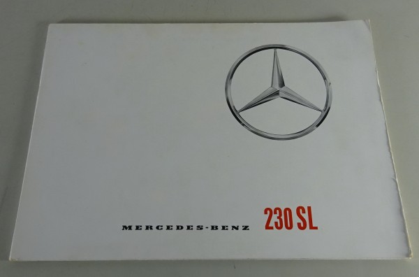 Prospekt / Broschüre Mercedes Benz 230 SL R113 Pagode Stand 02/1964