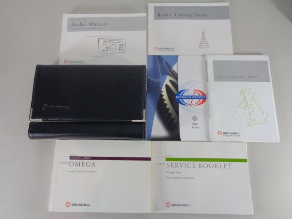 Owner's Manual / Handbook + Wallet Vauxhall / Opel Omega B2 printed 09/2000