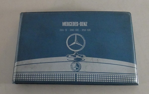 Polstermappe Polstermuster Mercedes Benz W116 S-Klasse 280 / 350 S/SE von 1972