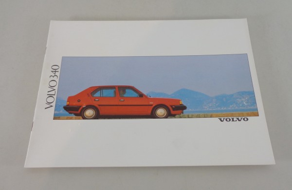 Prospekt / Broschüre Volvo 340 DL Ausgabe 08/1989