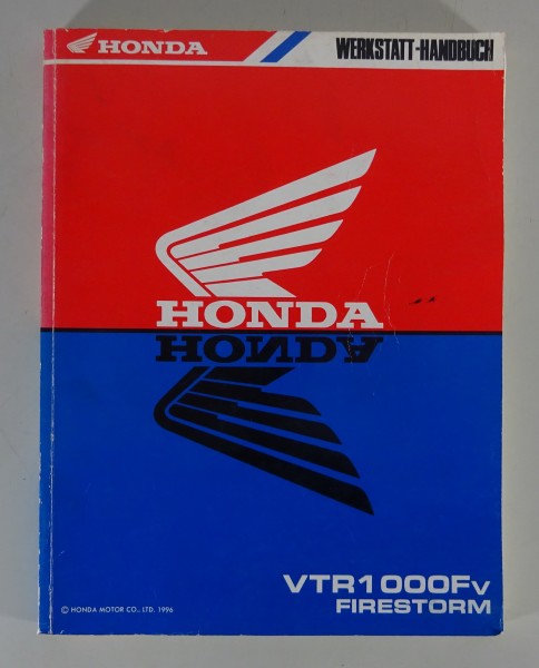 Werkstatthandbuch Honda VTR 1000 F / Firestorm Stand 1997