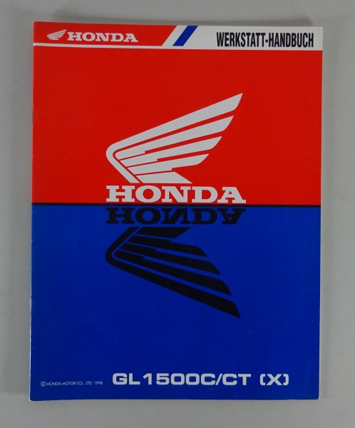 Werkstatthandbuch Ergänzung Honda GL 1500 C / CT Valkyrie Typ F6C Stand 1998