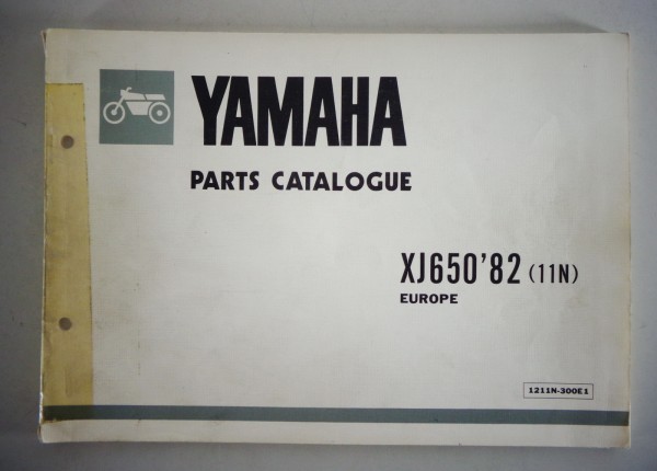 Teilekatalog / Parts List Yamaha Model XJ650'82 (11N) Motorrad
