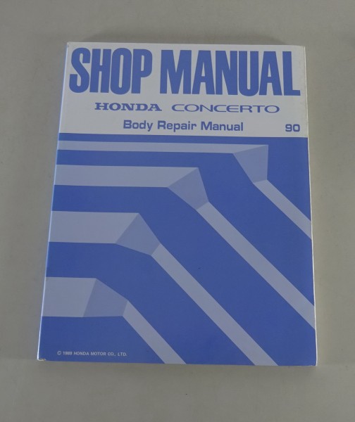 Shop Manual Honda Concerto Body Repair Manual Issue 1990