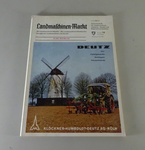 Magazin - Landmaschinen-Markt Deutz / Güldner / Mercedes Unimog | 7/1964 Heft 14