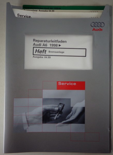 Werkstatthandbuch Audi A6 C5 Bremsanlage ab Baujahr 1998