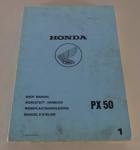 Werkstatthandbuch Workshop Manual Honda PX 50 Mofa / Mokick Stand 1980